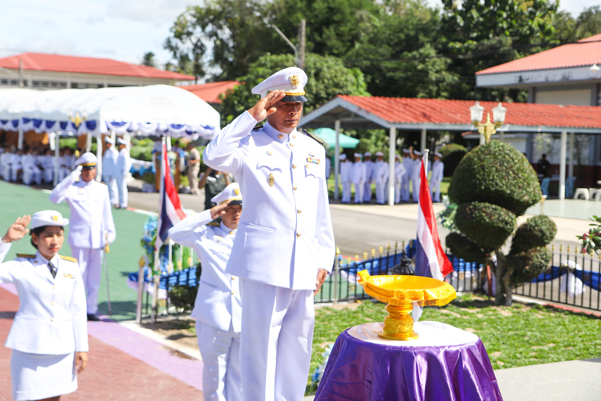 พิธีถวายราชสักการะพระบรมราชานุสาวรีย์ วันคล้ายวันสถาปนา " ค่ายพระมงกุฎเกล้า " กองกำกับการตำรวจตระเวนชายแดนที่ 14