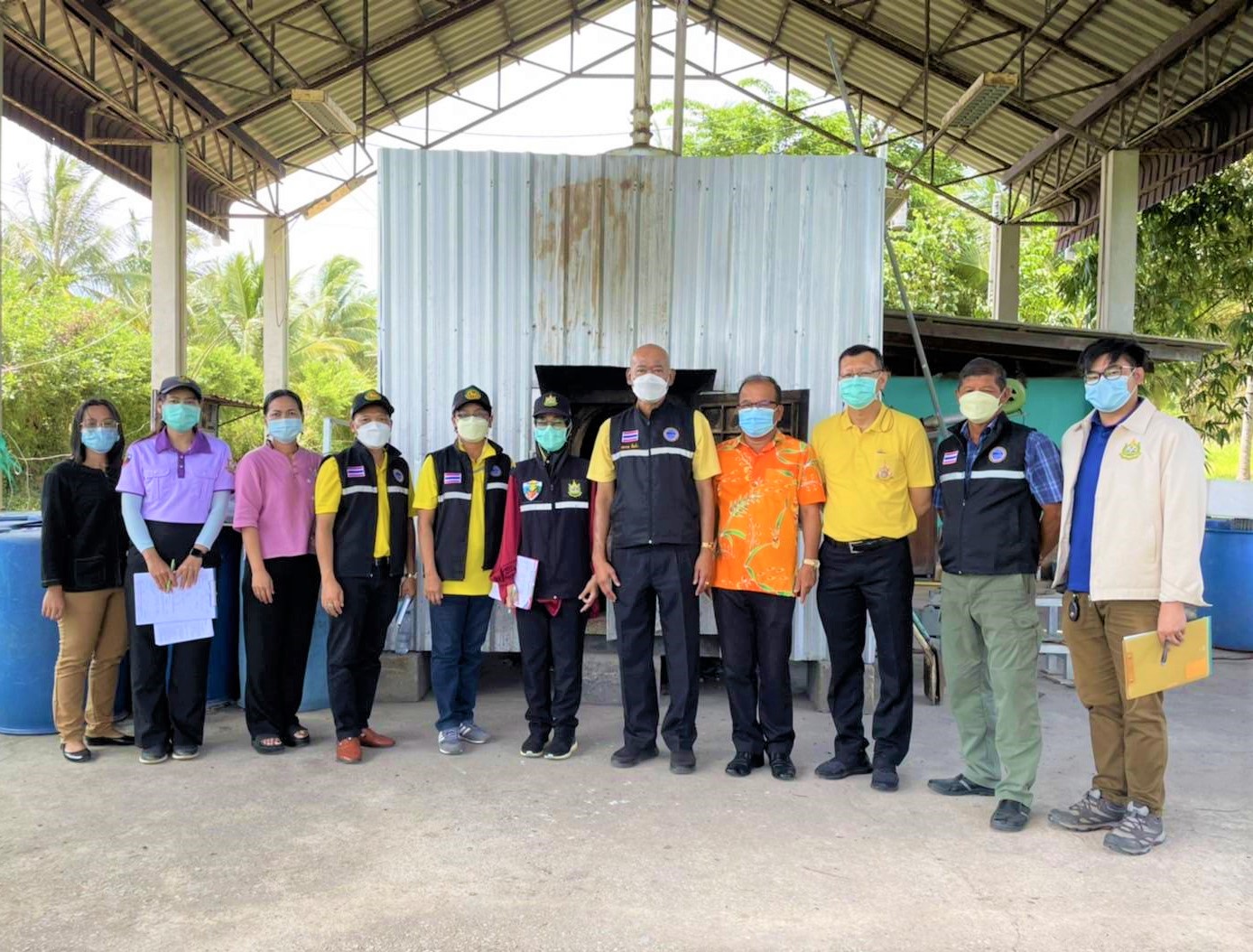 ลงพื้นที่ตรวจสอบการดำเนินงานสถานที่กำจัดขยะมูลฝอยในพื้นที่ตำบลคลองวาฬ 