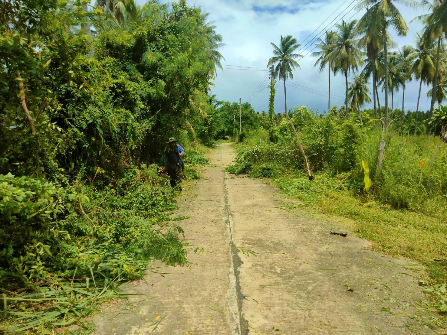 ปรับปรุงภูมิทัศน์สายแก้วเจริญ หมู่ที่ 9 บ้านหนองน้ำขาว