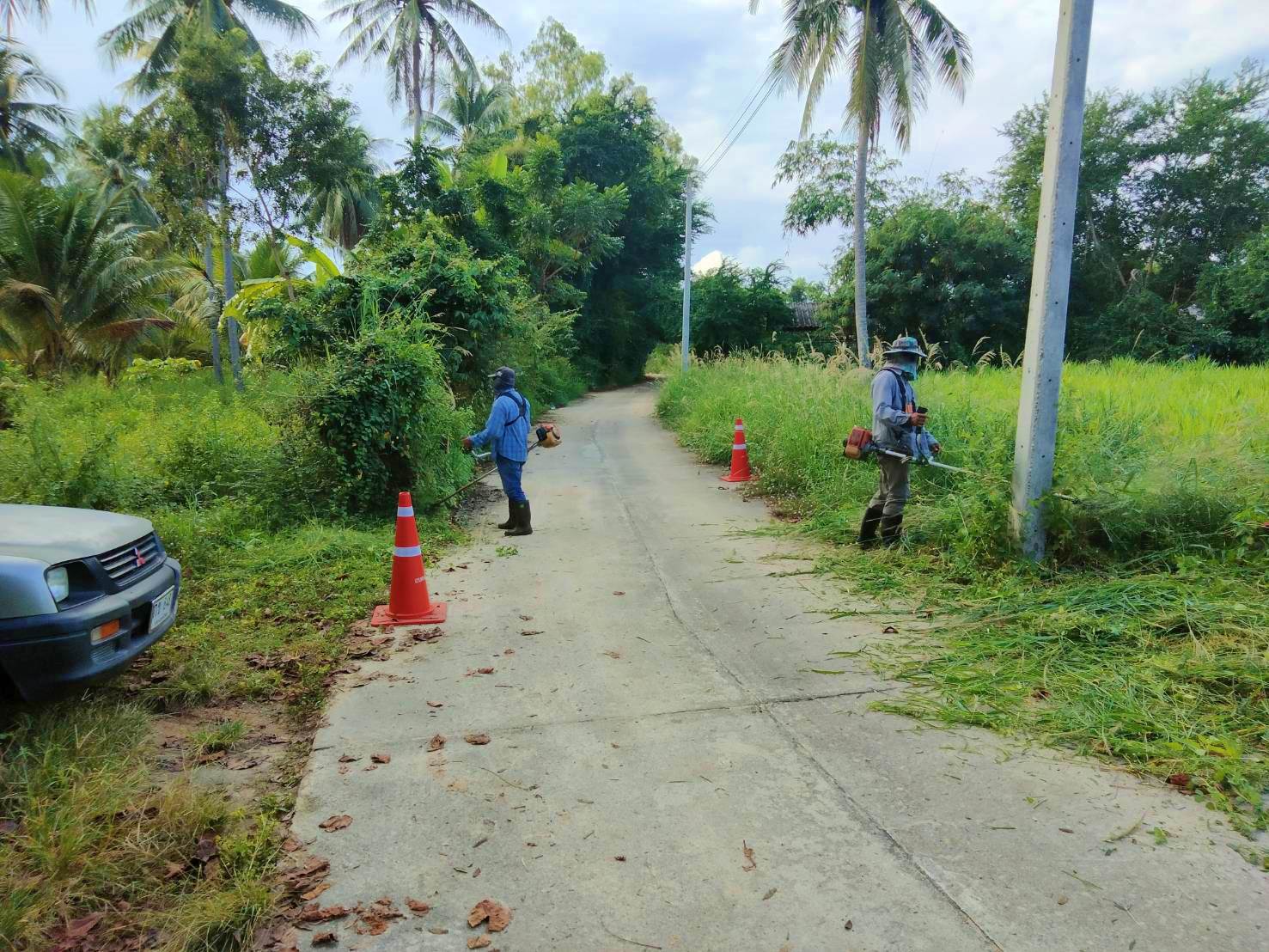 ปรับปรุงภูมิทัศน์ ซอยบ้านอาจารย์เอ และซอยสมหมาย หมู่ที่ 3 บ้านทางหวาย