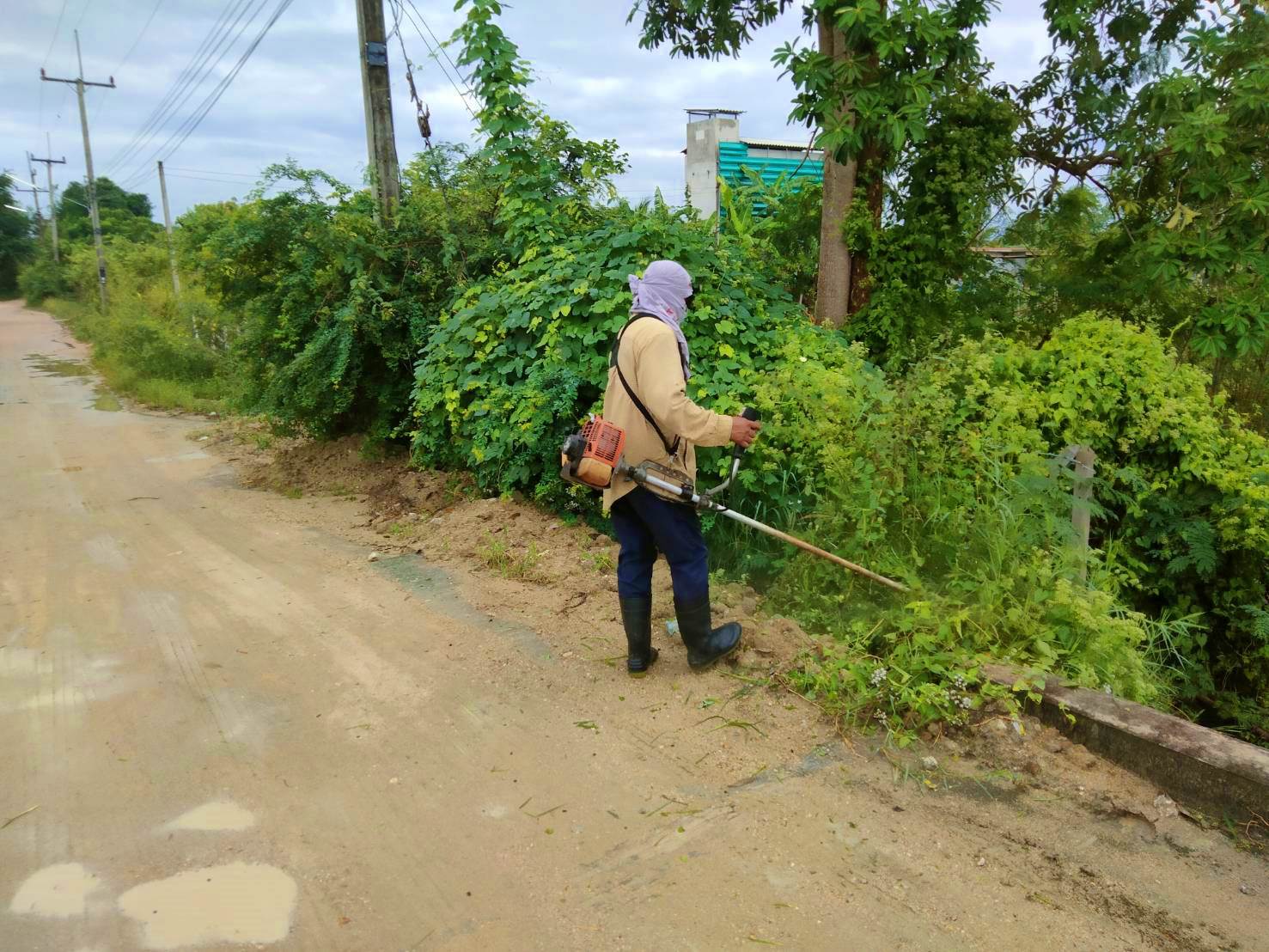 ปรับปรุงภูมิทัศน์ ซอยประชาร่วมจิตร และซอยหนองหญ้าปล้อง หมู่ที่ 3 บ้านทางหวาย