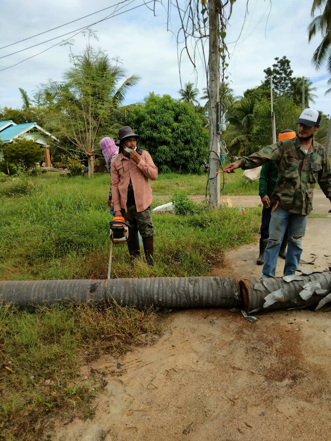 ปรับภูมิทัศน์ซอยเหมือนฝัน 4 หมู่ที่ 1 บ้านคลองวาฬ