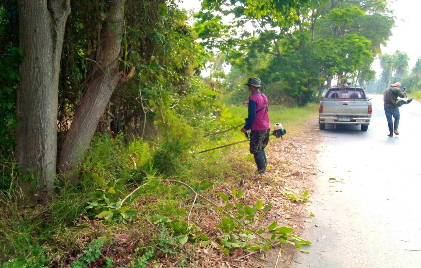 ปรับปรุงภูมิทัศน์สายหนองใหญ่-นาสร้าง และหน้าโรงเรียนหนองหิน-สี่แยกหนองหิน หมู่ที่ 2 บ้านหนองหิน