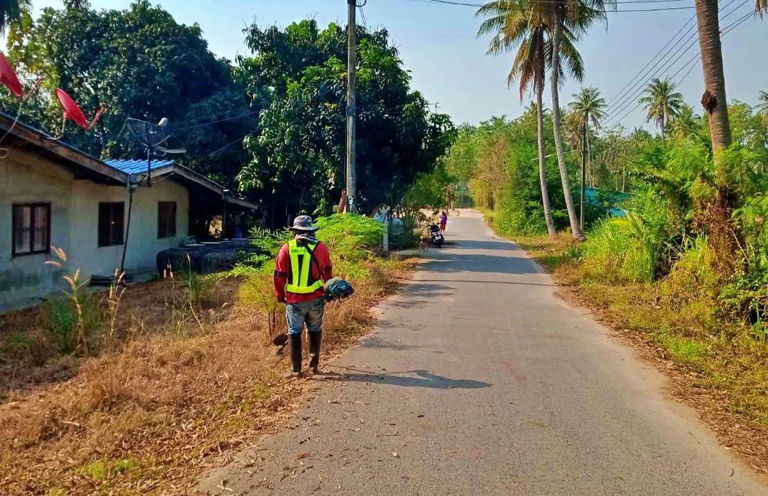 ปรับปรุงภูมิทัศน์ซอยจันทรวงศ์-บุญพามี หมู่ 9 บ้านหนองน้ำขาว