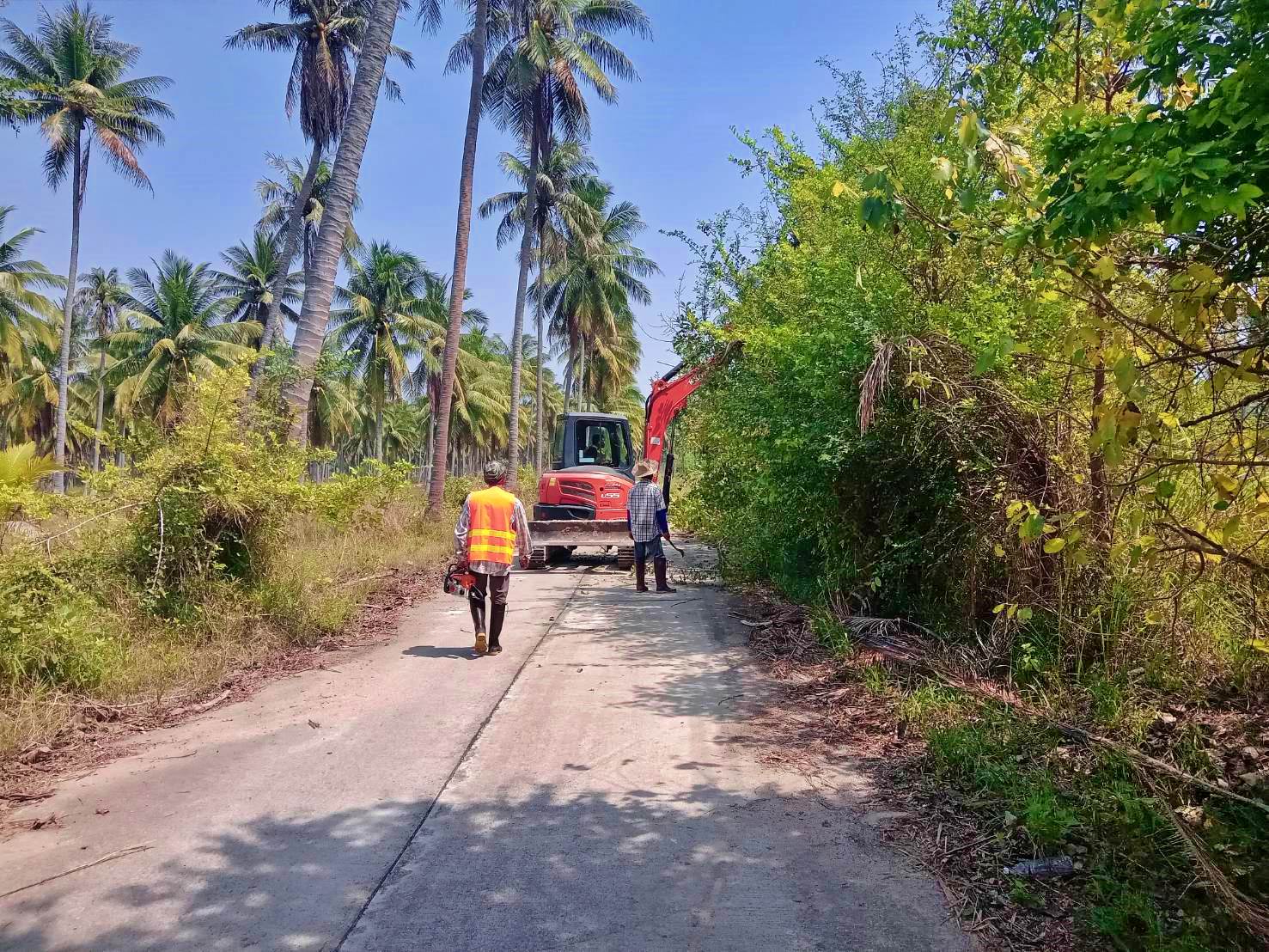 ปรับปรุงภูมิทัศน์สายหนองหอยตอนล่าง หมู่ที่ 3 บ้านทางหวาย และซอยแก้วเจริญ หมู่ที่ 9 บ้านหนองน้ำขาว