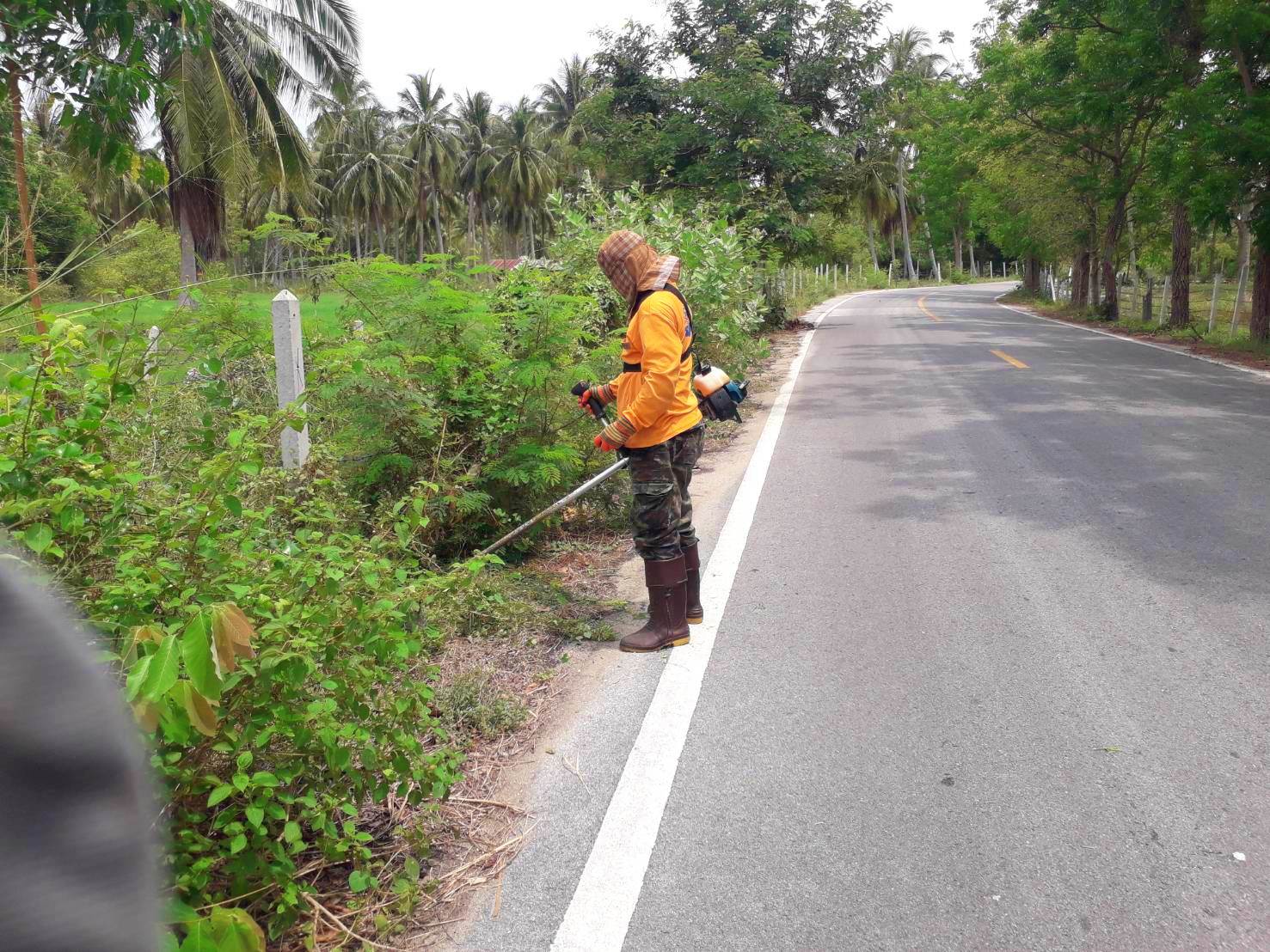 ปรับปรุงภูมิทัศน์ หมู่ที่ 7 บ้านสวนขวัญ