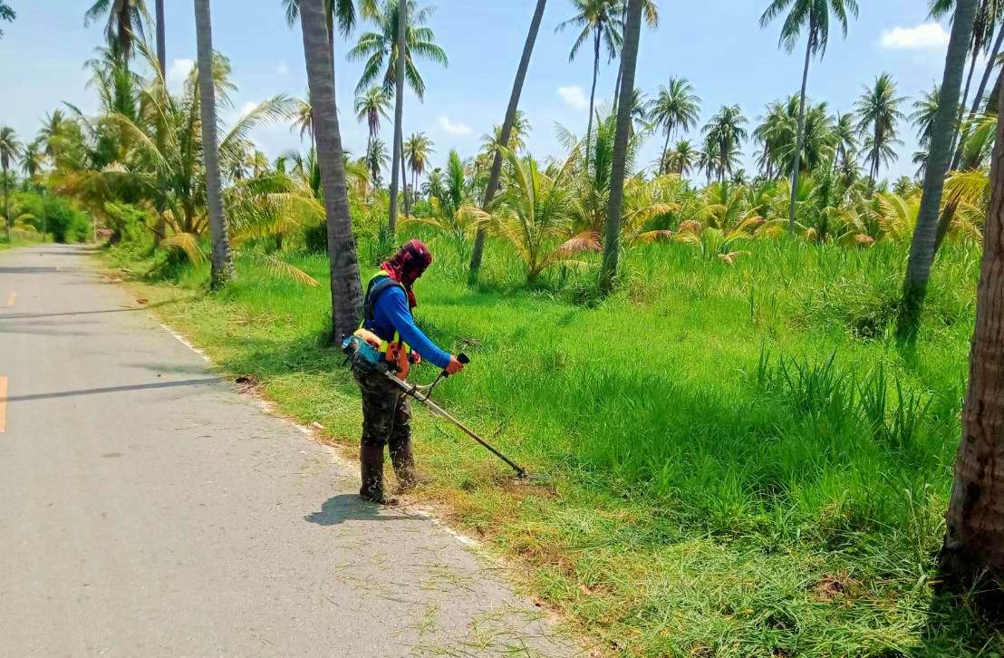 ปรับปรุงภูมิทัศน์สายอุดม-สวนขวัญ หมู่ที่ 7 บ้านสวนขวัญ และหมู่ที่ 9 บ้านหนองน้ำขาว 