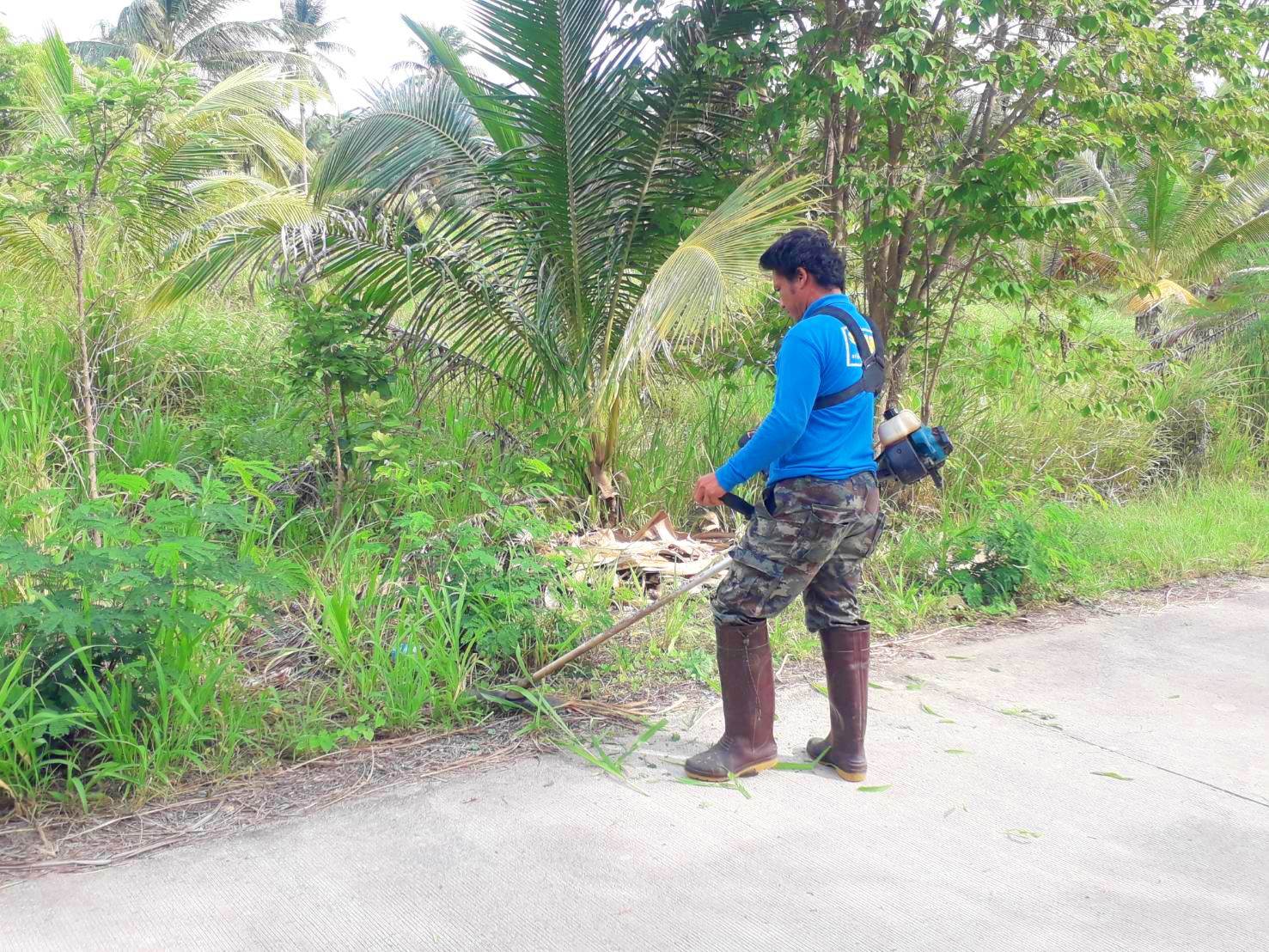 ปรับปรุงภูมิทัศน์สายมะขามหมู่ หมู่ที่ 9 บ้านหนองน้ำขาว