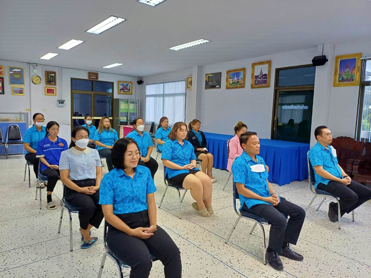 พิธีเจริญพระพุทธมนต์ และปฏิบัติธรรมเจริญสมาธิภาวนาฯ เนื่องในโอกาสมหามงคลวันเฉลิมพระชนมพรรษา 12 สิงหาคม 2566 ผ่านสื่ออิเล็กทรอนิกส์ออนไลน์ (Zoom Cloud Meeting)