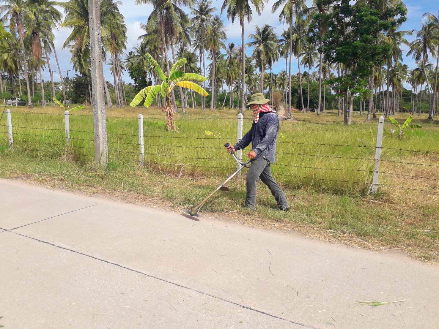 ปรับปรุงภูมิทัศน์สายใยบำรุง-สายประจวบพัฒนา หมู่ที่ 2 บ้านหนองหิน