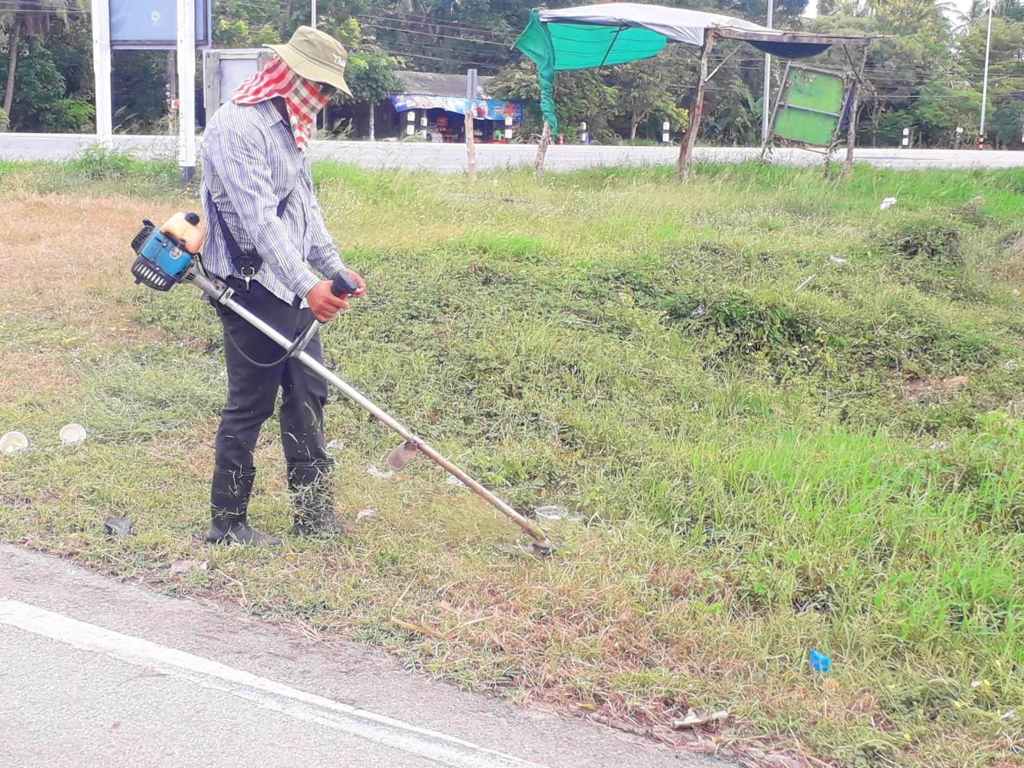 ปรับปรุงภูมิทัศน์สายเพชรเกษม-นาสร้าง