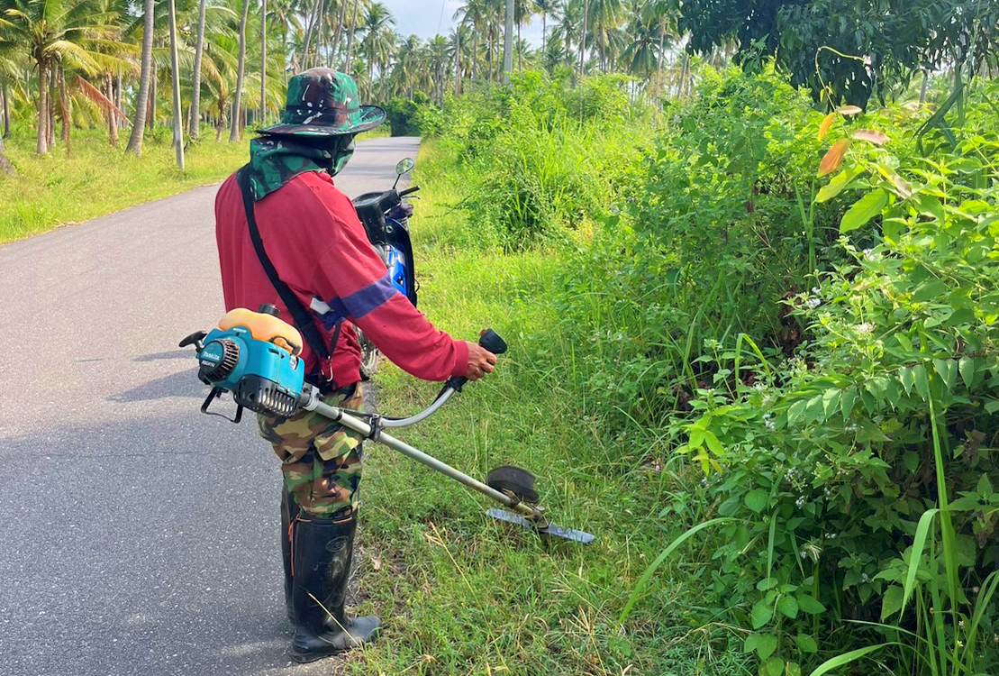 ปรับปรุงภูมิทัศน์ซอย อุดม-ทางหวาย หมู่ที่ 9 บ้านหนองน้ำขาว