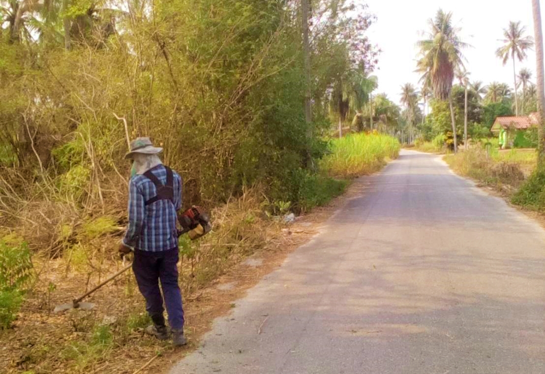 ปรับปรุงภูมิทัศน์สายไร่คลองประชารังสรรค์ หมู่ที่ 7 บ้านสวนขวัญ