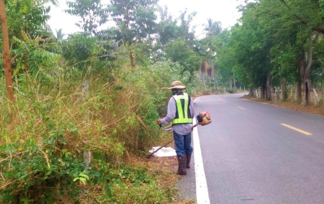 ปรับปรุงภูมิทัศน์ สายอุดม-สวนขวัญ สายบุญพามี หมู่ที่ 7 บ้านสวนขวัญ และหมู่ที่ 9 บ้านหนองน้ำขาว